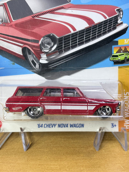 Hot Wheels '64 Chevy Nova Wagon | 2020 HW Wagons 3/5 Mainline