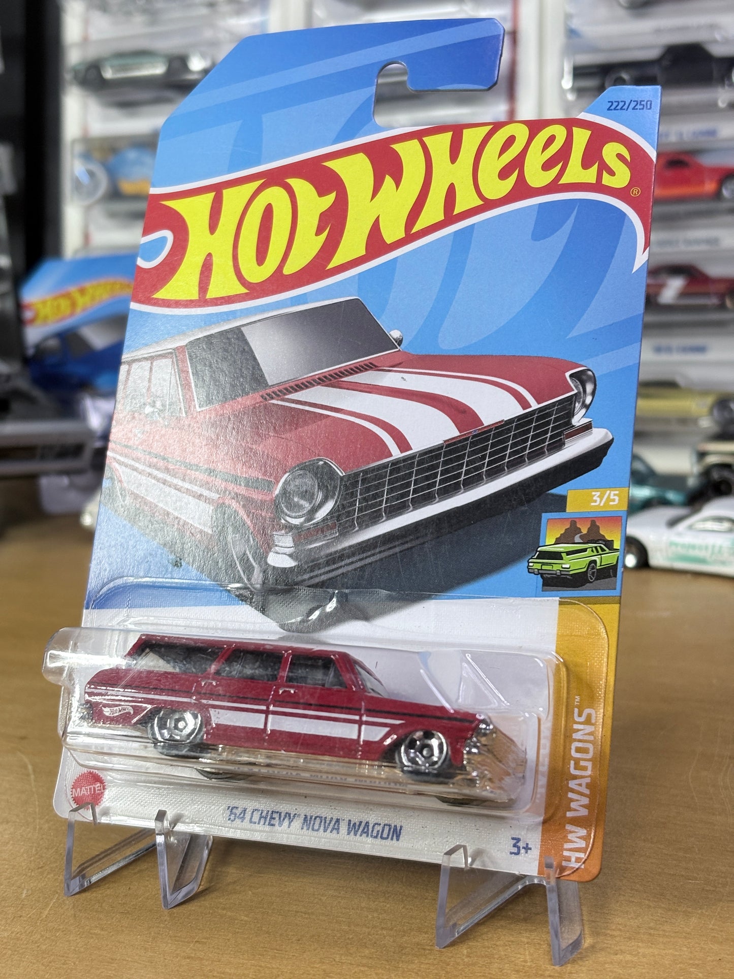 Hot Wheels '64 Chevy Nova Wagon | 2020 HW Wagons 3/5 Mainline