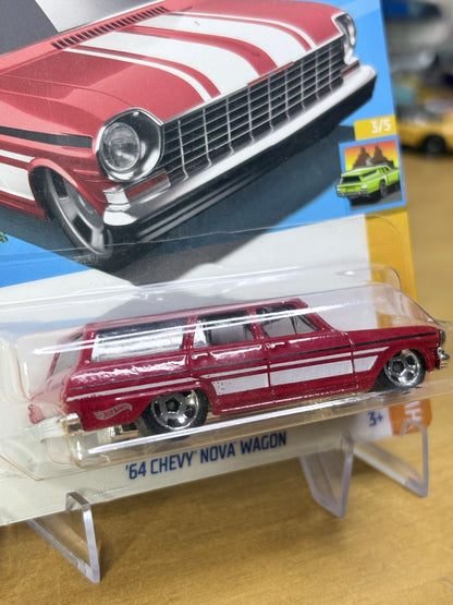 Hot Wheels '64 Chevy Nova Wagon | 2020 HW Wagons 3/5 Mainline