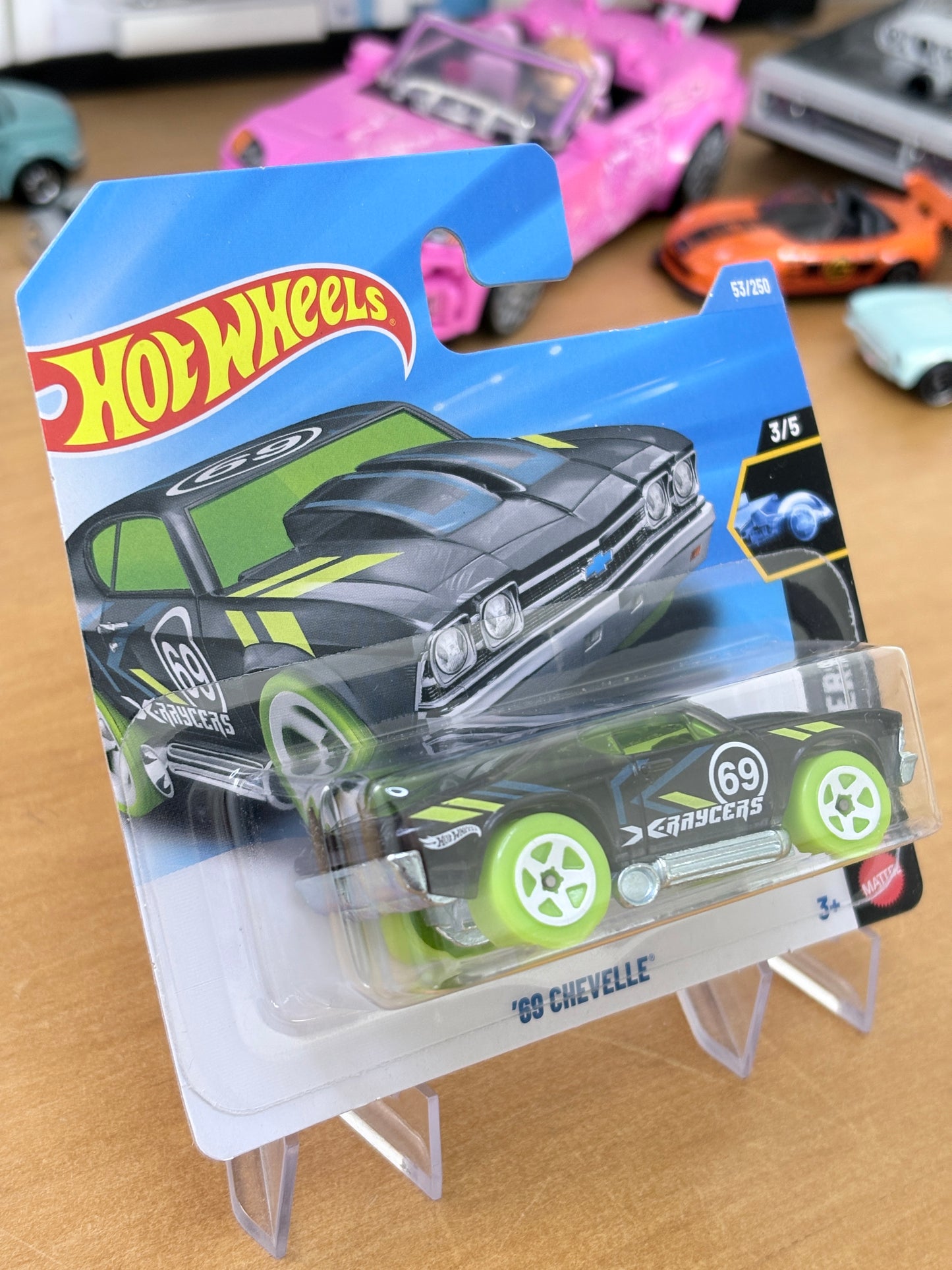 Hot Wheels Mainline / '69 Chevelle / 2026 X-Raycers 3/5 Short Card