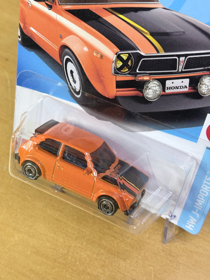 Hot Wheels '73 Honda Civic Custom | 2024 HW J-Imports 8/10 Mainline
