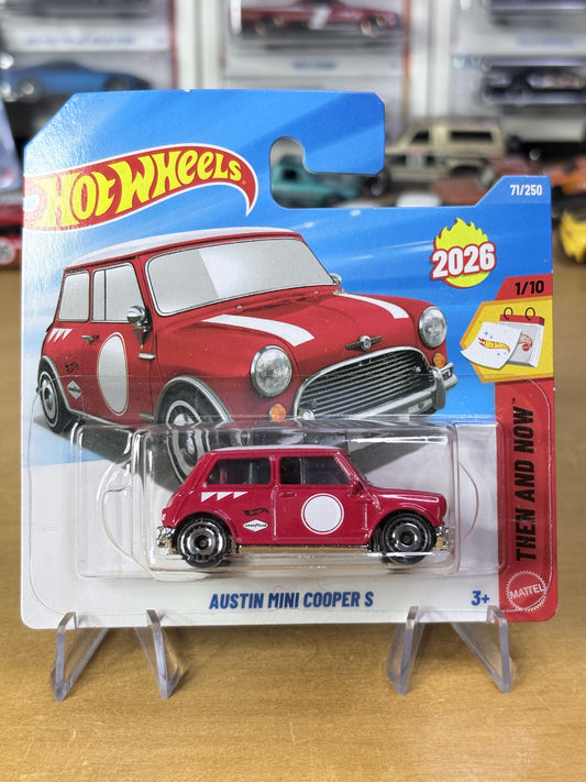 Hot Wheels Austin Mini Cooper S | 2026 Then and Now 1/10 Mainline Short Card