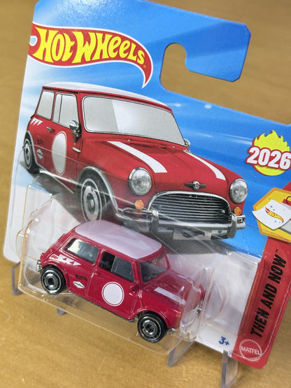 Hot Wheels Austin Mini Cooper S | 2026 Then and Now 1/10 Mainline Short Card