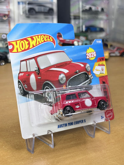 Hot Wheels Austin Mini Cooper S | 2026 Then and Now 1/10 Mainline Short Card