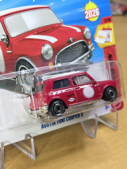 Hot Wheels Austin Mini Cooper S | 2026 Then and Now 1/10 Mainline Short Card