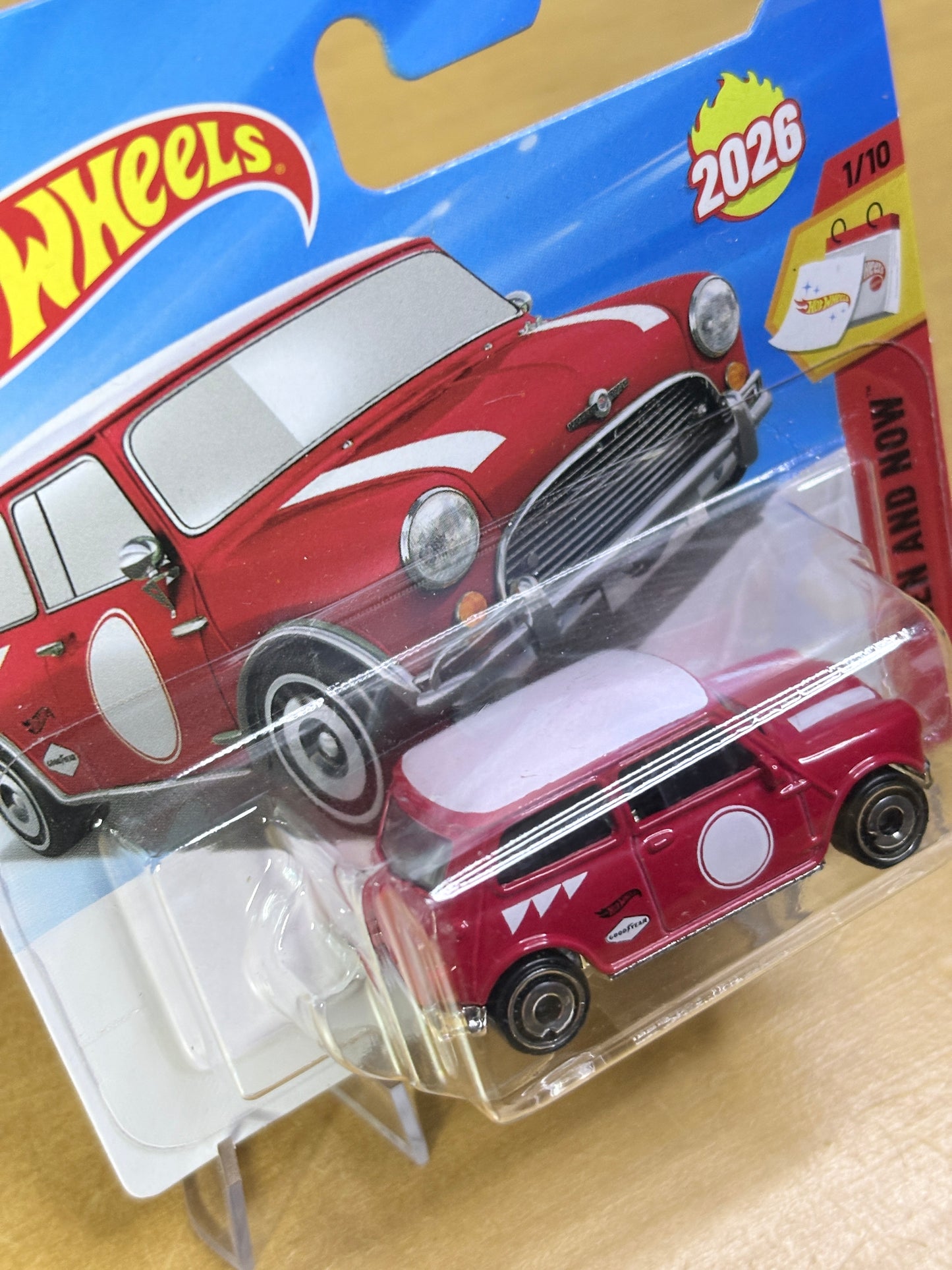 Hot Wheels Austin Mini Cooper S | 2026 Then and Now 1/10 Mainline Short Card