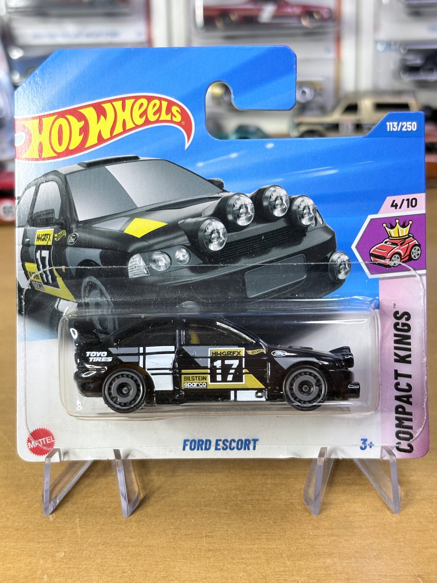Hot Wheels Ford Excort | 2025 Compact Kings 4/10 Mainline Short Card