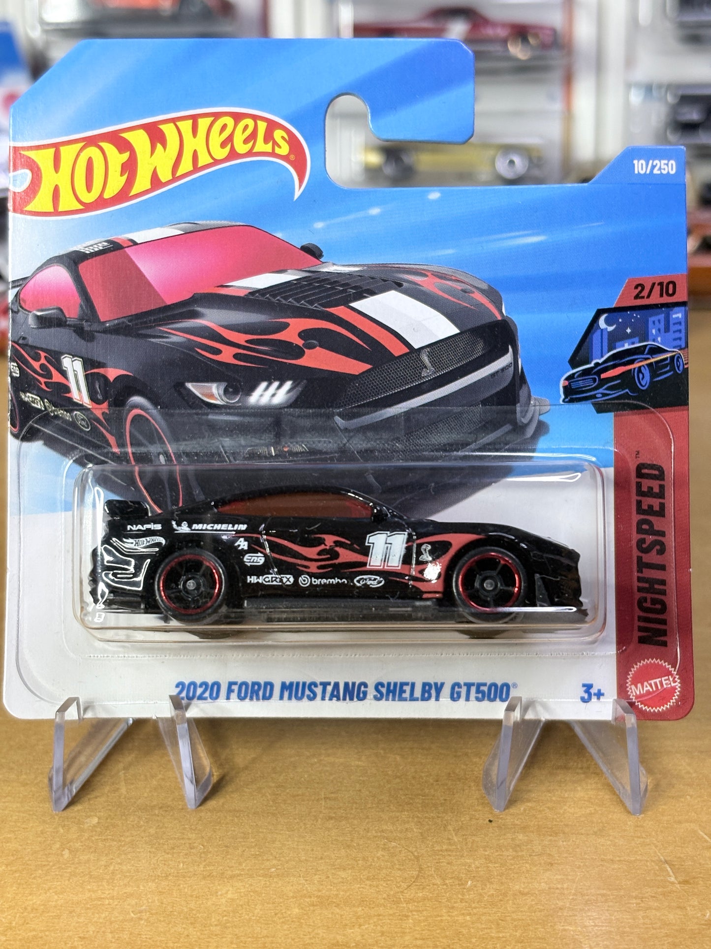 Hot Wheels 2020 Ford Mustang Shelby GT500 | 2026 Nightspeed 2/10 Mainline Short Card