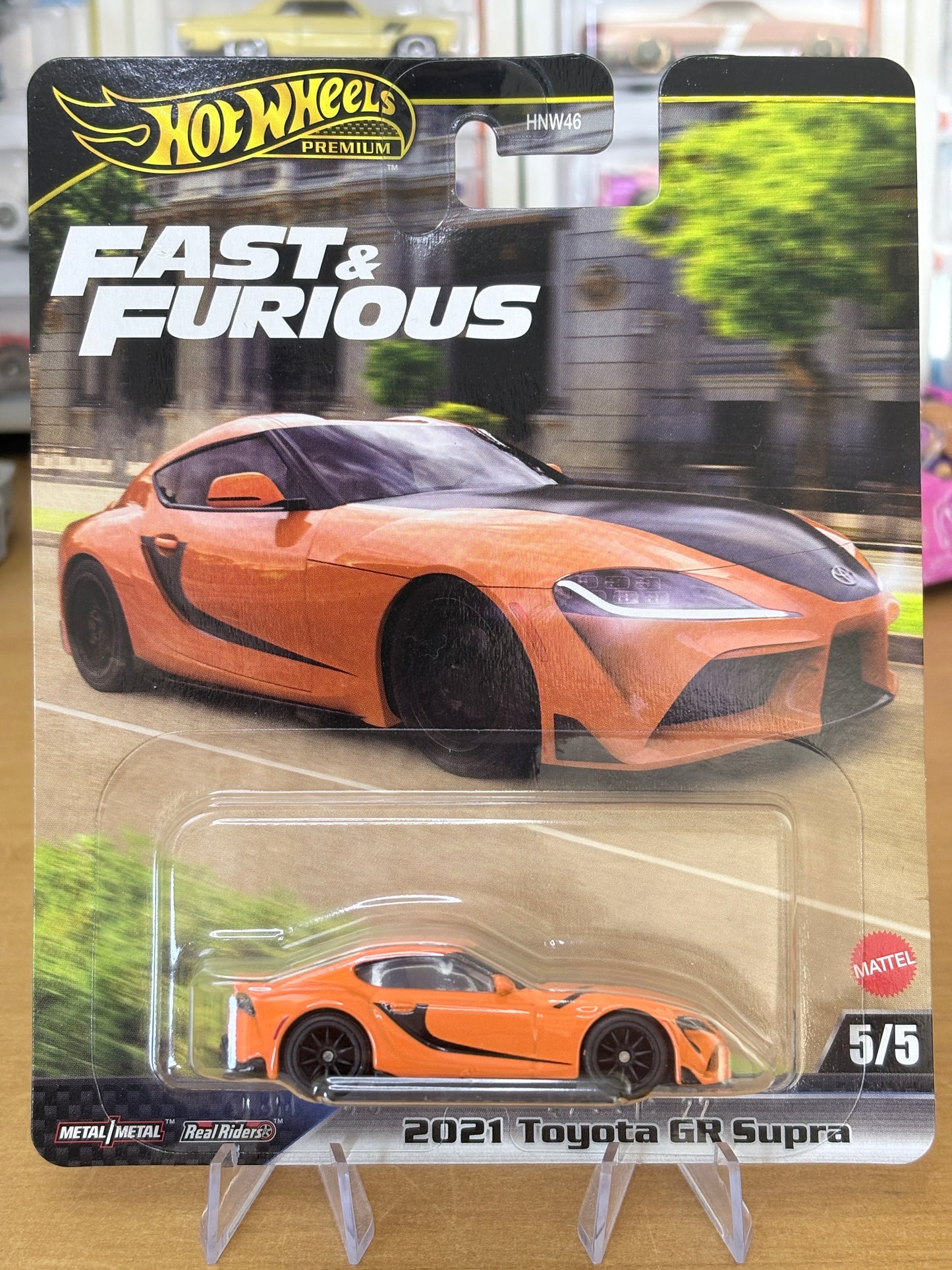 Hot Wheels Premium / 2021 Toyota GR Supra / 2025 HW Fast & Furious 5/5
