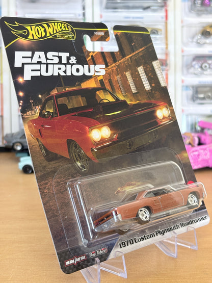 Hot Wheels Premium / 1970 Custom Plymouth Roadrunner / 2025 HW Fast & Furious 4/5