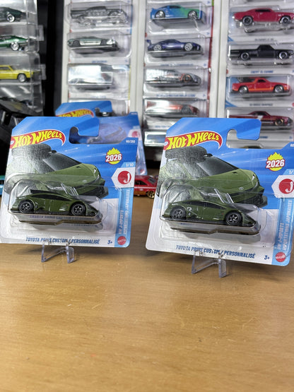 TWO PACK Hot Wheels Mainline | Toyota Prius Custom | 2026 HW J-Imports 1/10 (Short Card)