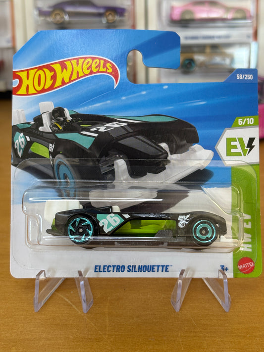 Hot Wheels Mainline Treasure Hunt / Electro Silhouette / 2026 HW EV 5/10 (Short Card)