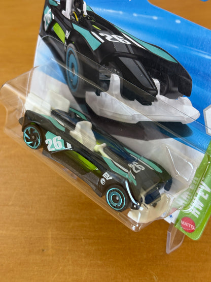 Hot Wheels Mainline Treasure Hunt / Electro Silhouette / 2026 HW EV 5/10 (Short Card)