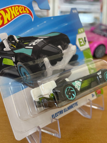 Hot Wheels Mainline Treasure Hunt / Electro Silhouette / 2026 HW EV 5/10 (Short Card)