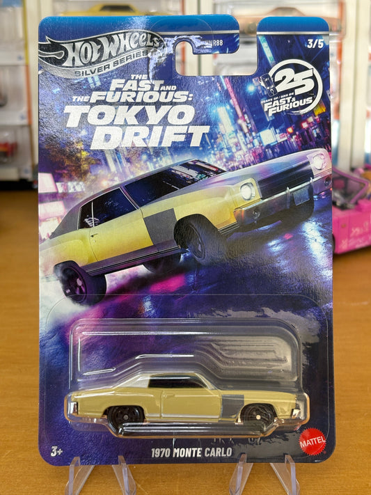 Hot Wheels Silver Series / 1970 Monte Carlo / 2026 25 Years of Fast & Furious 3/5