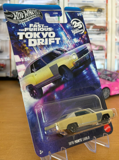 Hot Wheels Silver Series / 1970 Monte Carlo / 2026 25 Years of Fast & Furious 3/5