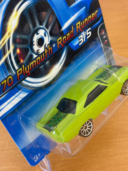 Hot Wheels Mainline / '70 Plymouth Road Runner / 2006 MoTown Metal 3/5