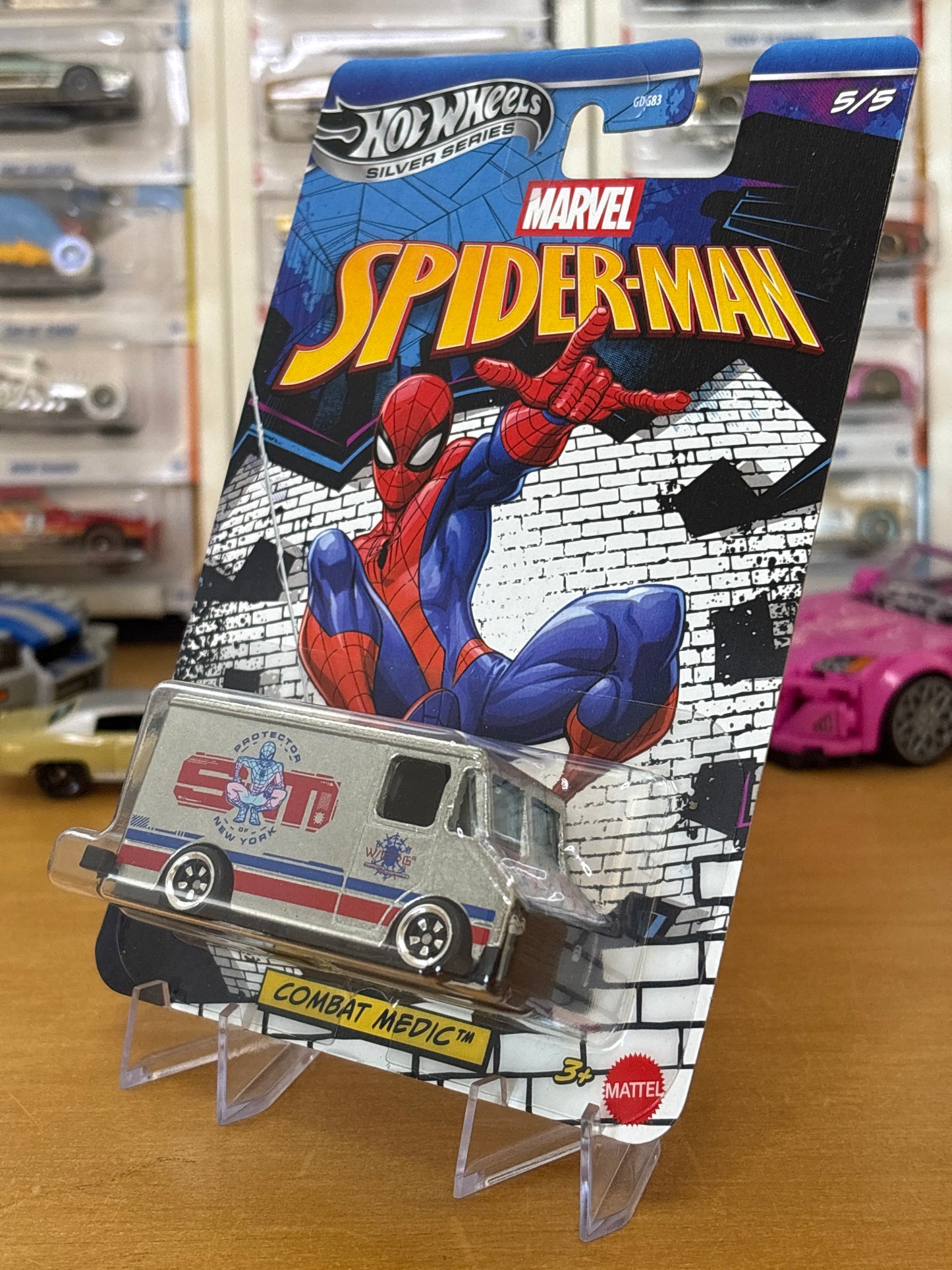 Hot Wheels Silver Series / Combat Medic / 2025 Marvel Spider-Man 5/5