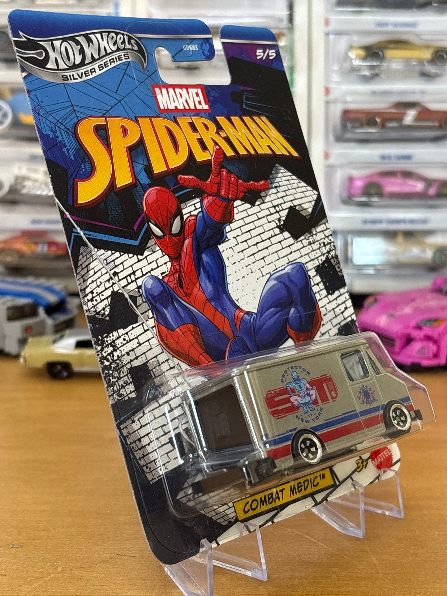 Hot Wheels Silver Series / Combat Medic / 2025 Marvel Spider-Man 5/5
