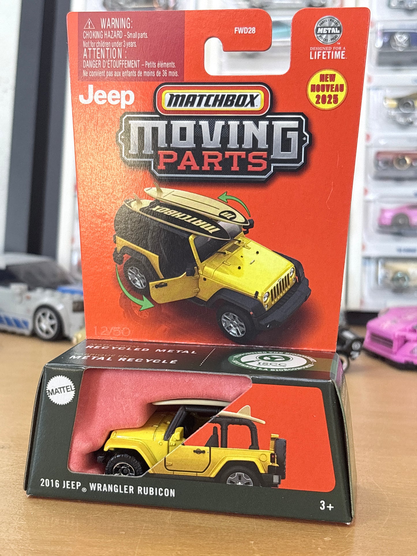 Matchbox Moving Parts / 2016 Jeep Wrangler Rubicon / 2025