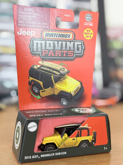 Matchbox Moving Parts / 2016 Jeep Wrangler Rubicon / 2025