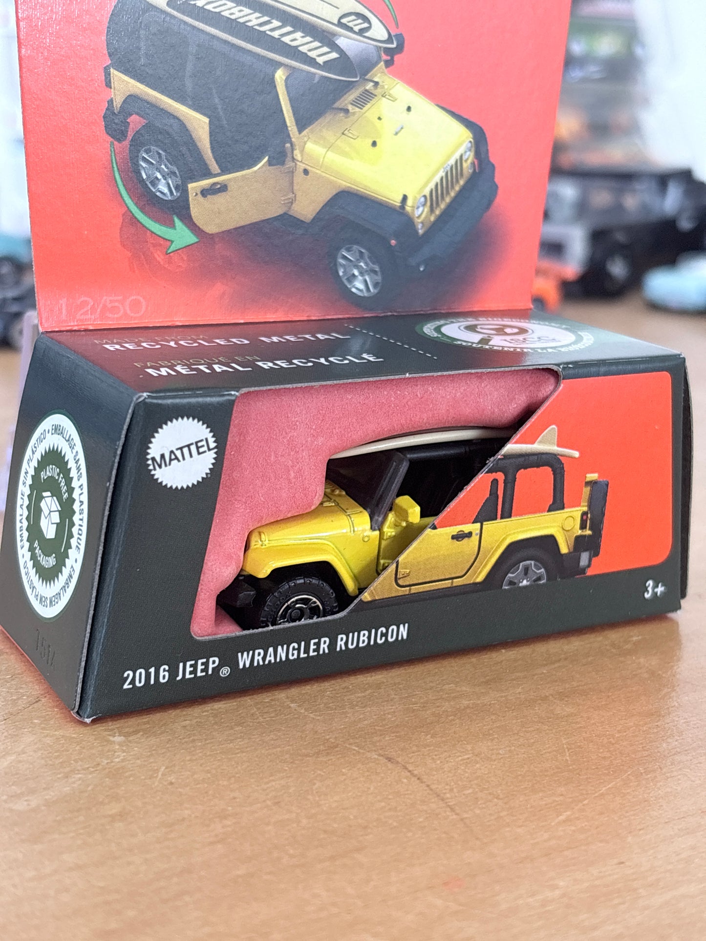 Matchbox Moving Parts / 2016 Jeep Wrangler Rubicon / 2025
