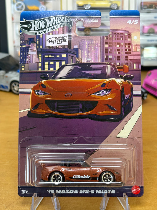Hot Wheels Silver Series / '15 Mazda MX-5 Miata / 2026 Compact Kings 4/5