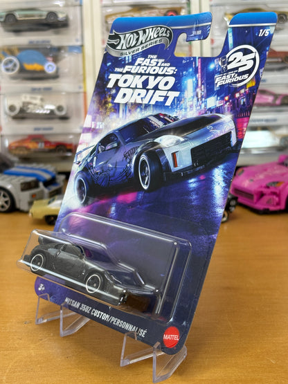 Hot Wheels Silver Series / Nissan 350z Custom / 2026 25 Years of Fast & Furious 1/5