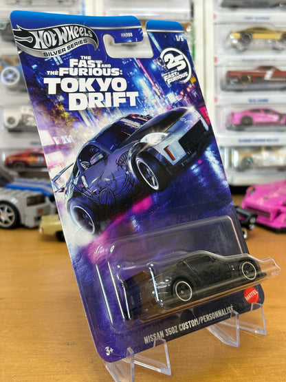 Hot Wheels Silver Series / Nissan 350z Custom / 2026 25 Years of Fast & Furious 1/5