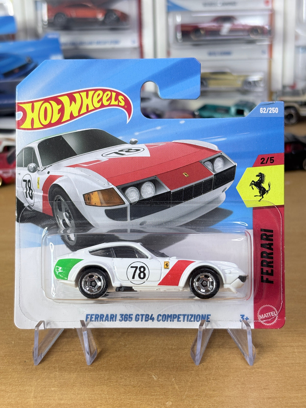 Hot Wheels Ferrari 365 GTB4 Competizione | 2026 Ferrari 2/5 Mainline (Green)