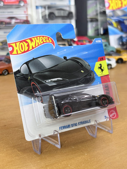 Hot Wheels Ferrari SF90 Stredale | 2026 Ferrari 1/5 Mainline (Black/Red)