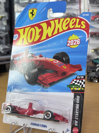 Hot Wheels Ferrari F2004 | 2026 HW Starting Grid 10/10 Mainline