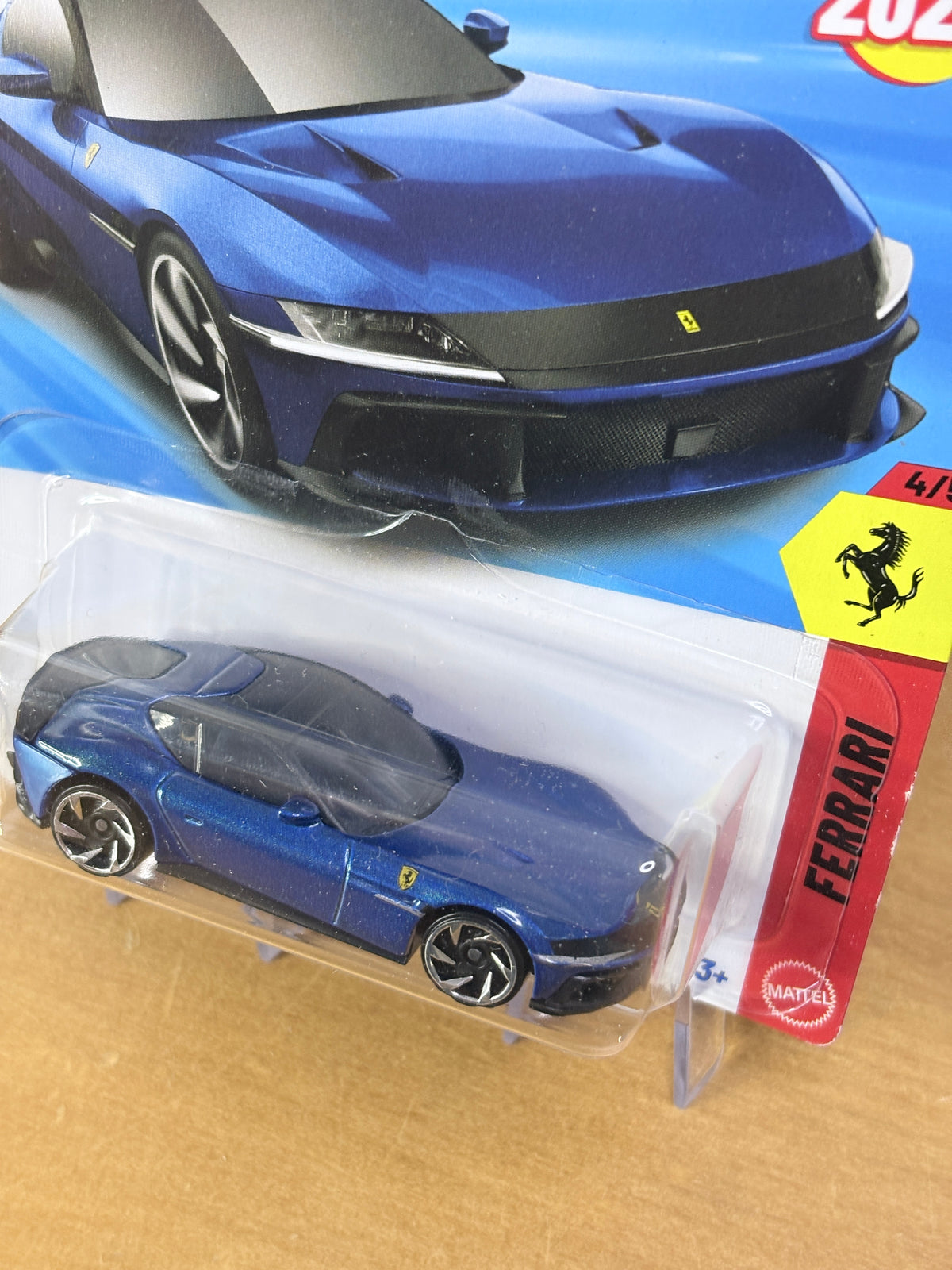 Hot Wheels Ferrari 12Cilindri | 2026 Ferrari 4/5 Mainline (Blue)