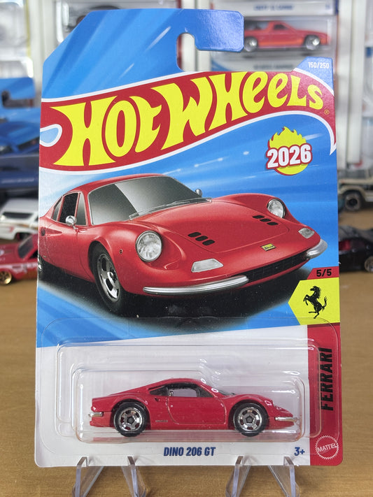 Hot Wheels Ferrari Dino 206 GT | 2026 Ferrari 5/5 Mainline