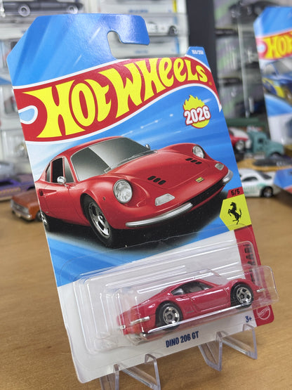 Hot Wheels Ferrari Dino 206 GT | 2026 Ferrari 5/5 Mainline