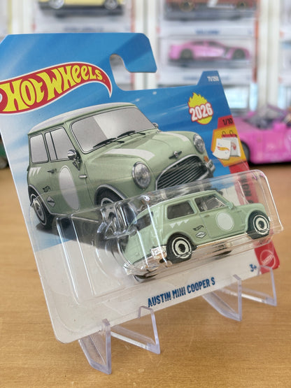 Hot Wheels Mainline / Austin Mini Cooper S / 2026 Then and Now 1/10 Short Card