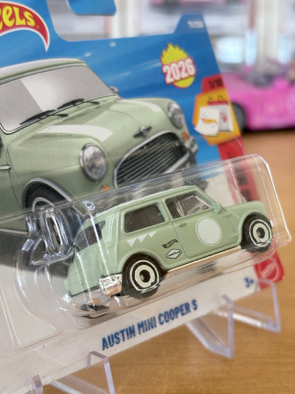 Hot Wheels Mainline / Austin Mini Cooper S / 2026 Then and Now 1/10 Short Card