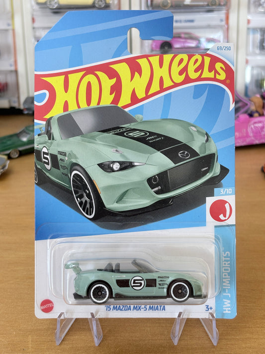 Hot Wheels Mainline / '15 Mazda MX-5 Miata / 2024 HW J-Imports 3/10