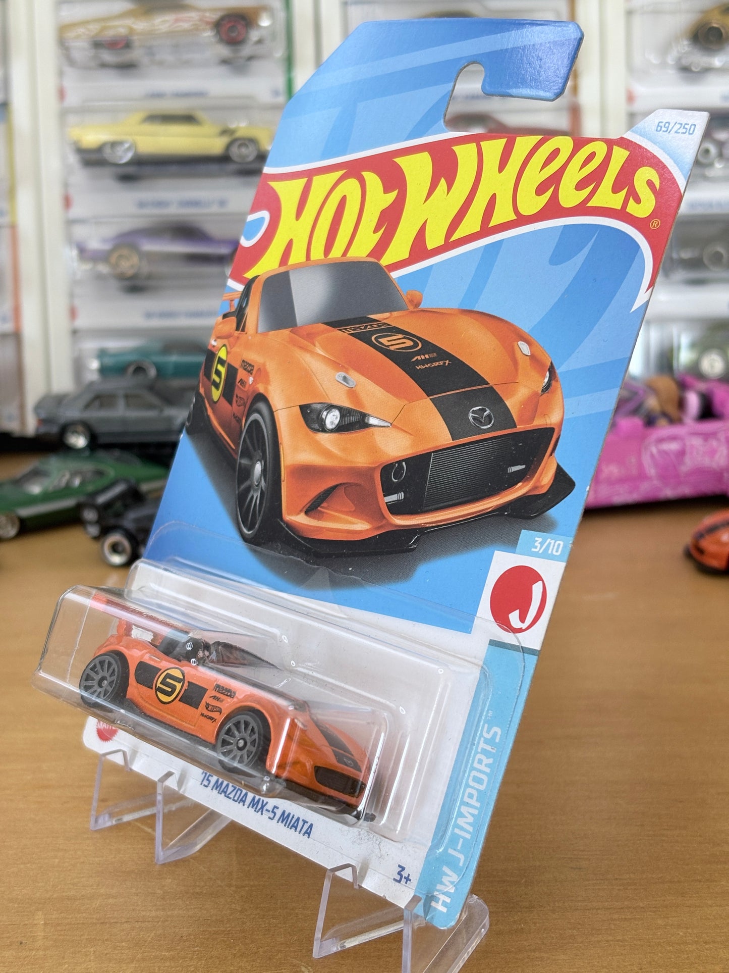 Hot Wheels Mainline / '15 Mazda MX-5 Miata / 2024 HW J-Imports 3/10