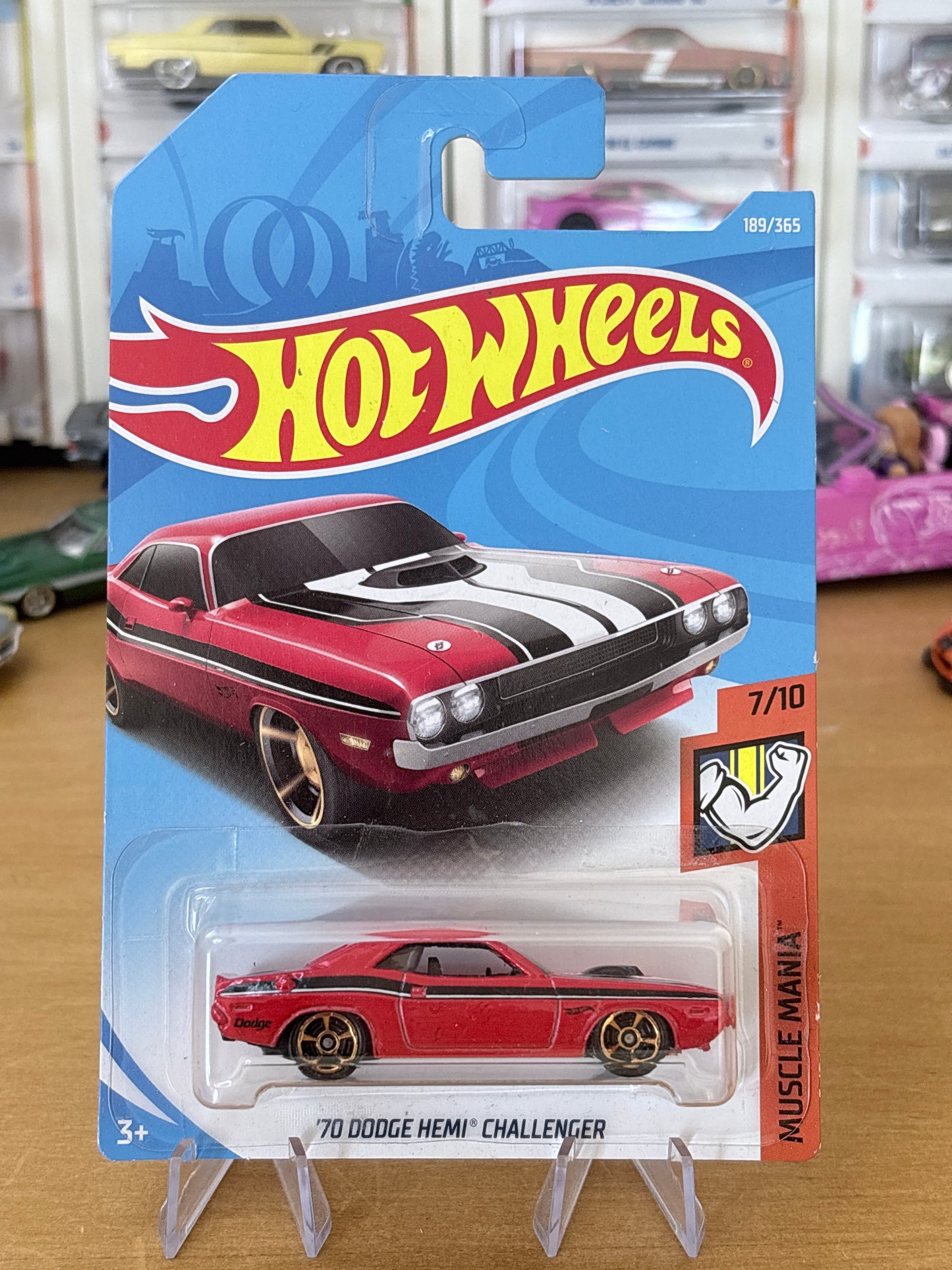 Hot Wheels Mainline / '70 Dodge Hemi Challenger / 2021 Muscle Mania 7/10