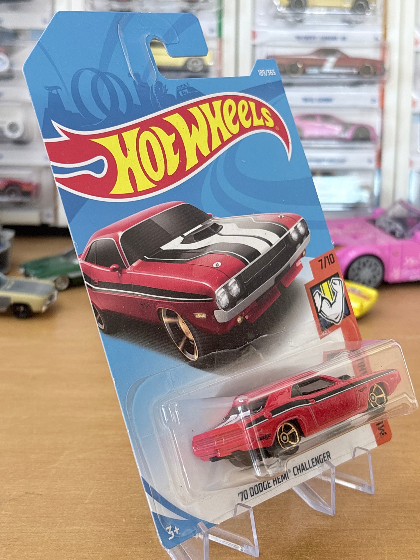 Hot Wheels Mainline / '70 Dodge Hemi Challenger / 2021 Muscle Mania 7/10