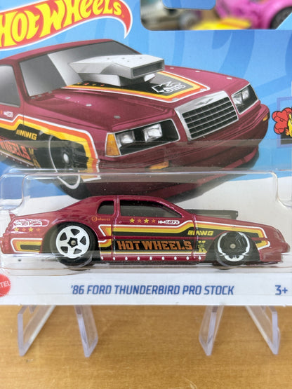 Hot Wheels Mainline / '86Thunderbird Pro Stock / 2023 HW Drag Strip 4/10 (Short Card)