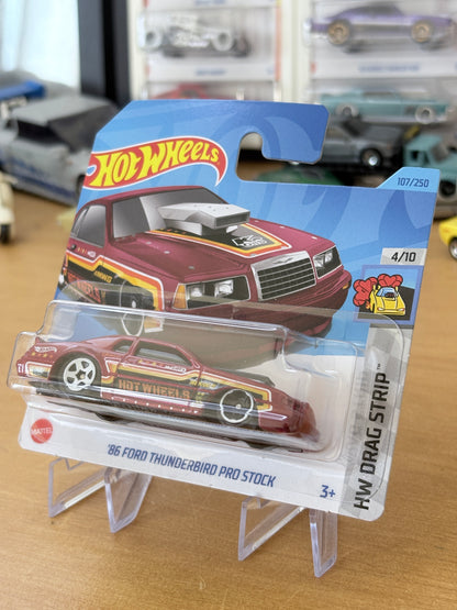 Hot Wheels Mainline / '86Thunderbird Pro Stock / 2023 HW Drag Strip 4/10 (Short Card)