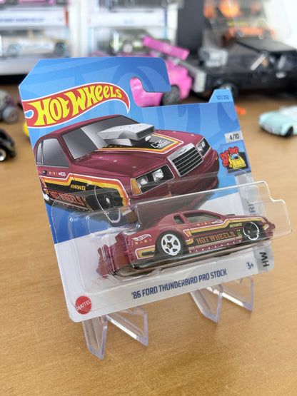 Hot Wheels Mainline / '86Thunderbird Pro Stock / 2023 HW Drag Strip 4/10 (Short Card)