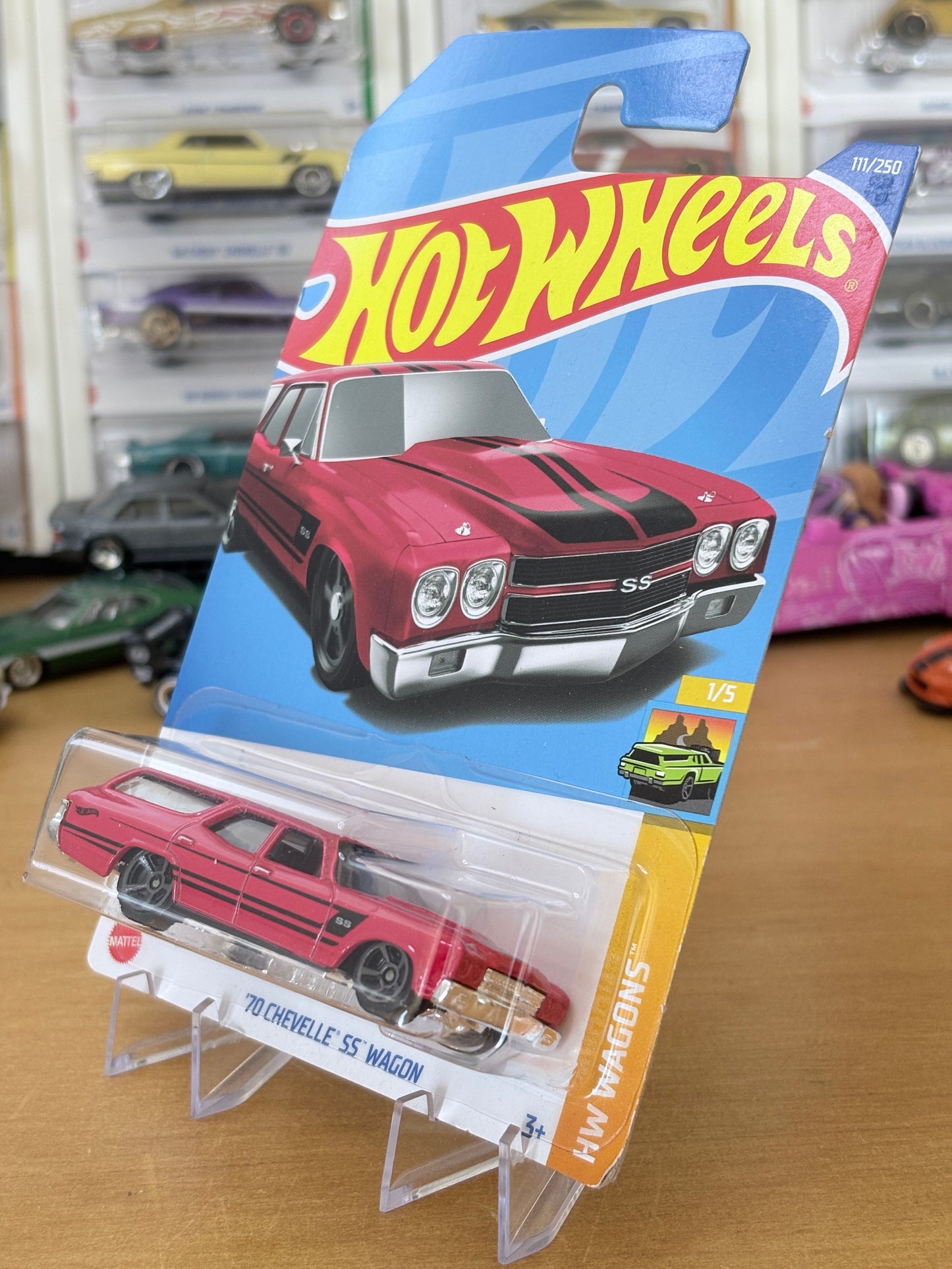 Hot Wheels Mainline / '70 Chevelle SS Wagon / 2022 HW Wagons 1/5