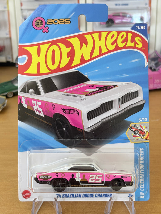 Hot Wheels Mainline / '74 Brazilian Dodge Charger / 2025 HW Celebration Racers 3/10