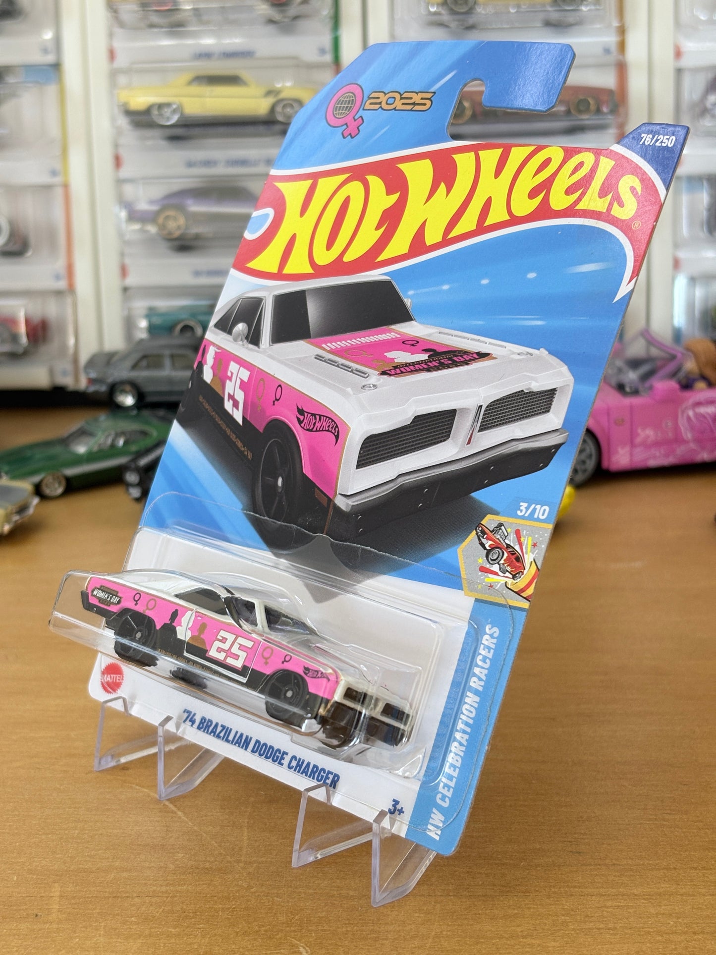 Hot Wheels Mainline / '74 Brazilian Dodge Charger / 2025 HW Celebration Racers 3/10
