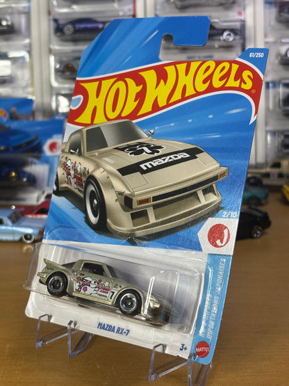 Hot Wheels Mainline | Mazda RX-7 | 2026 HW J-Imports 2/10 (Silver)