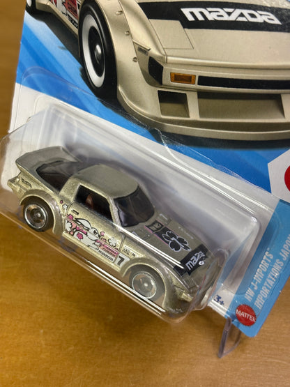 Hot Wheels Mainline | Mazda RX-7 | 2026 HW J-Imports 2/10 (Silver)