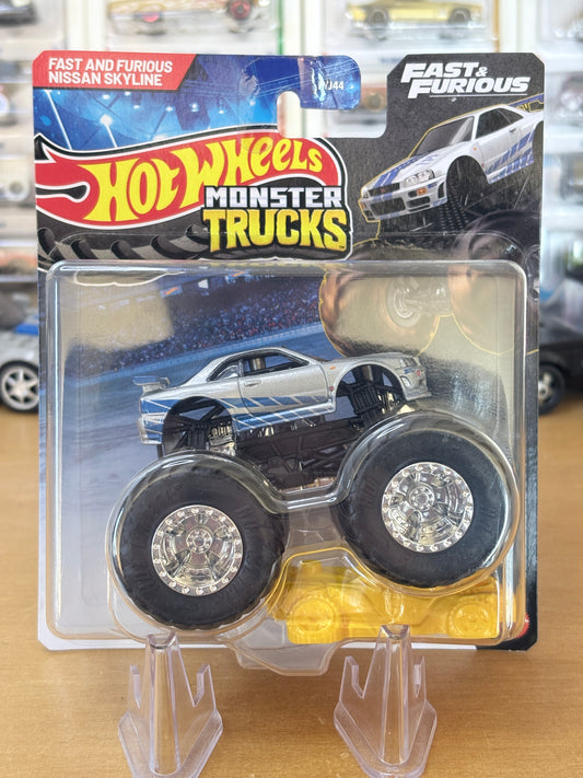 Hot Wheels Monster Trucks / Fast & Furious Nissan Skyline / Fast & Furious